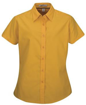 Coal Harbour Easy Care Short Sleeve Ladies' Shirt Athletic Gold