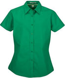 Coal Harbour Easy Care Short Sleeve Ladies' Shirt Court Green