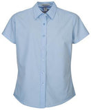 Coal Harbour Easy Care Short Sleeve Ladies' Shirt Light Blue