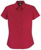 Coal Harbour Easy Care Short Sleeve Ladies' Shirt Red