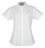 Coal Harbour Easy Care Short Sleeve Ladies' Shirt White
