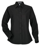 Coal Harbour Easy Care Long Sleeve Ladies' Shirt Black