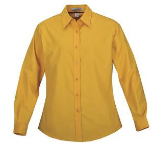 Coal Harbour Easy Care Long Sleeve Ladies' Shirt Athletic Gold