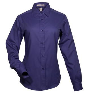 Coal Harbour Easy Care Long Sleeve Ladies' Shirt Mediterranean Blue