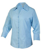 Coal Harbour Easy Care 3/4 Sleeve Ladies' Shirt Light Blue