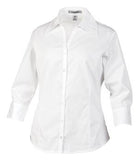 Coal Harbour Easy Care 3/4 Sleeve Ladies' Shirt White
