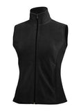 Coal Harbour Polar Fleece Ladies' Vest Black
