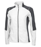 Coal Harbour Everyday Fleece Colour Block Ladies' Jacket White/Graphite