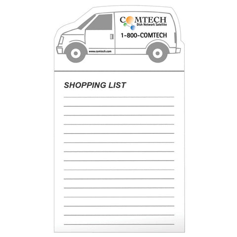 Stock Shape Magnet with Pad - Van