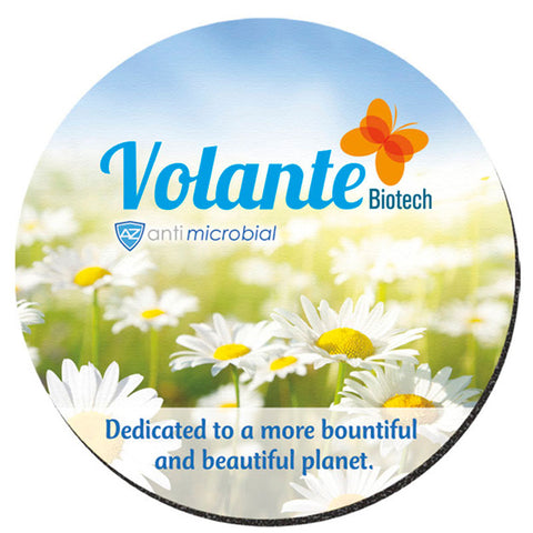 8" Round Fabric Surface Antimicrobial Mouse Pad(1/8" Thickness)