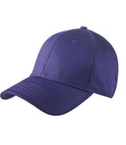 New Era Structured Stretch Cotton Cap Purple
