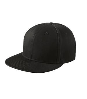 NEW ERA Flat Bill Snapback Cap Black