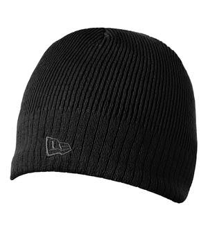 New Era Fleece Lined Skull Beanie Black