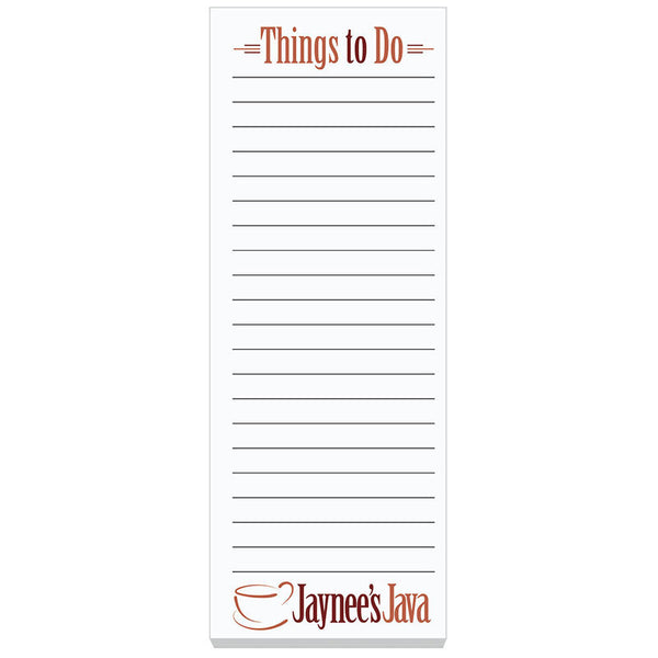 3" x 8" Adhesive Notepads Recycled - 50-Sheet