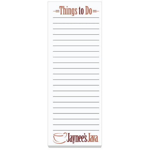 3" x 8" Adhesive Notepads - 50-Sheet