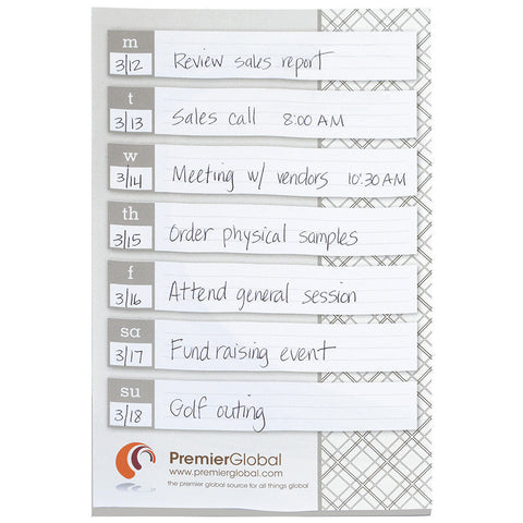 6" x 9" Adhesive Notepads Recycled - 25-Sheet