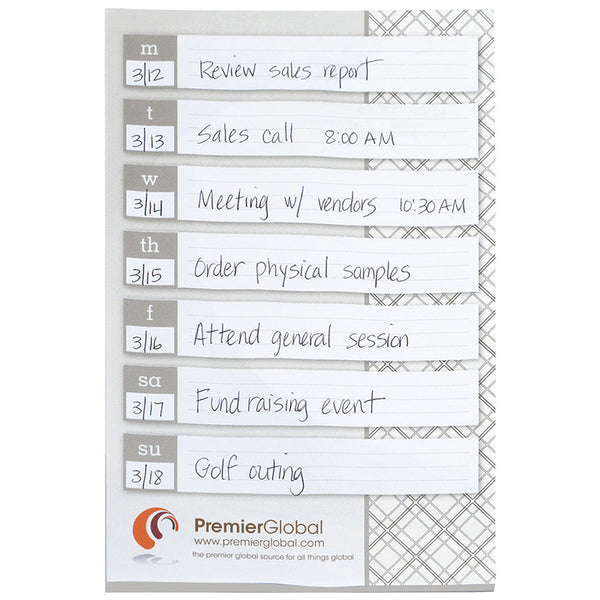 6" x 9" Adhesive Notepads Recycled - 50-Sheet