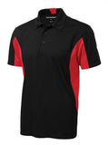 Coal Harbour Snag Resistant Colour Block Sport Shirt Black/True Red