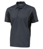 Coal Harbour Snag Resistant Colour Block Sport Shirt Iron Grey/Black