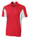 Coal Harbour Snag Resistant Colour Block Sport Shirt True Red/White