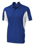 Coal Harbour Snag Resistant Colour Block Sport Shirt True Royal/White
