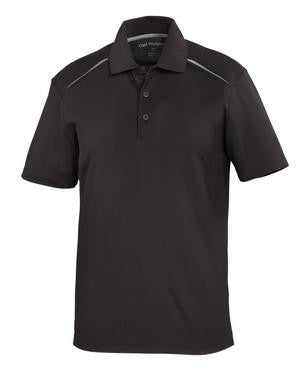 Coal Harbour Snag Resistant Contrast Inset Sport Shirt Black/Coal Grey