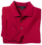 Coal Harbour Silk Touch Pique Long Sleeve Sport Shirt Red