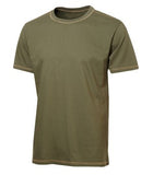 ATC Contrast Stitch Short Sleeve Tee Military Green/Tan
