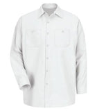 Red Kap Industrial Long Sleeve Work Shirt White