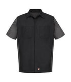 Red Kap Short Sleeve Crew Shirt Black/Charcoal