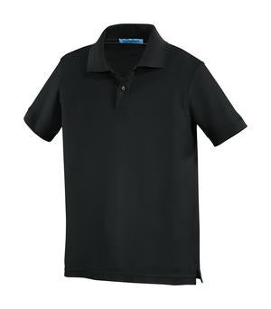 Coal Harbour Silk Touch Pique Youth Sport Shirt Black